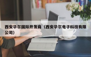 西安华尔国际开发商（西安华尔电子科技有限公司）