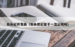 石头纪开发商（石头世纪属于一流公司吗）